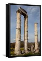 Turkey, Aphrodisias, Temple of Aphrodite, Columns-Samuel Magal-Framed Stretched Canvas