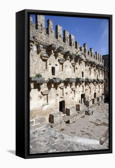 Turkey, Aspendos, Roman Theater-Samuel Magal-Framed Stretched Canvas