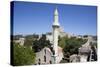 Turkey, Bodrum, Castle, Mosque Minaret-Samuel Magal-Stretched Canvas