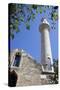 Turkey, Bodrum, Castle, Mosque Minaret-Samuel Magal-Stretched Canvas