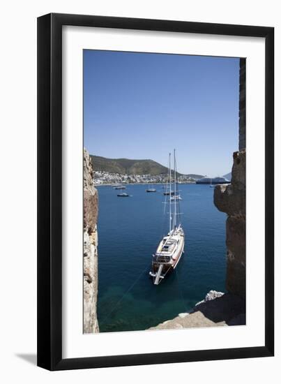 Turkey, Bodrum, Southern Harbor-Samuel Magal-Framed Photographic Print