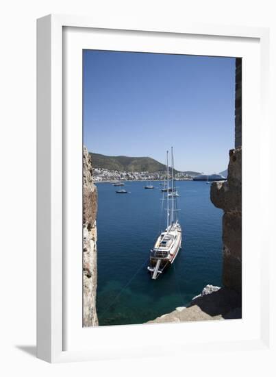 Turkey, Bodrum, Southern Harbor-Samuel Magal-Framed Photographic Print