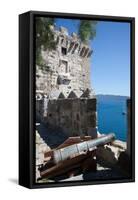 Turkey, Bodrum, St. Peter Castle, Canon-Samuel Magal-Framed Stretched Canvas