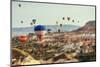 Turkey Cappadocia Beautiful Balloons Flight Stone Landscape Amazing-standret-Mounted Photographic Print