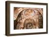 Turkey, Cappadocia, Goreme Valley, Elmali Church, Fresco, Dome with Fresco of Jesus-Samuel Magal-Framed Photographic Print