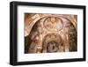 Turkey, Cappadocia, Goreme Valley, Elmali Church, Fresco, Dome with Fresco of Jesus-Samuel Magal-Framed Photographic Print