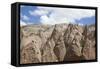 Turkey, Cappadocia, Goreme Valley, Zelve, Open Air Museum, Rock Dwelling-Samuel Magal-Framed Stretched Canvas