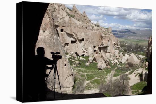 Turkey, Cappadocia, Goreme Valley, Zelve, Open Air Museum, Rock Dwelling-Samuel Magal-Stretched Canvas