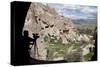 Turkey, Cappadocia, Goreme Valley, Zelve, Open Air Museum, Rock Dwelling-Samuel Magal-Stretched Canvas