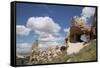 Turkey, Cappadocia, Goreme Valley, Zelve, Open Air Museum, Rock Dwelling-Samuel Magal-Framed Stretched Canvas