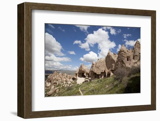 Turkey, Cappadocia, Goreme Valley, Zelve, Open Air Museum, Rock Dwelling-Samuel Magal-Framed Photographic Print