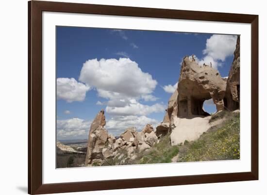 Turkey, Cappadocia, Goreme Valley, Zelve, Open Air Museum, Rock Dwelling-Samuel Magal-Framed Photographic Print