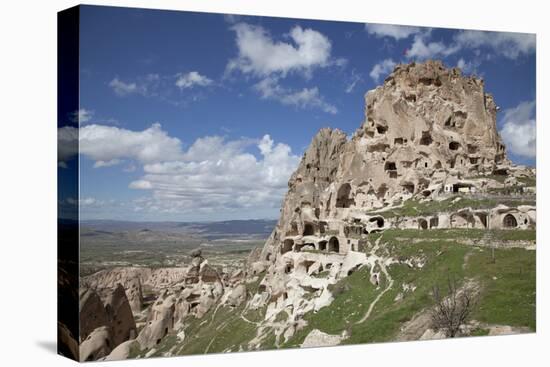 Turkey, Cappadocia, Ortahisar, Rock Castle-Samuel Magal-Stretched Canvas