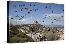 Turkey, Cappadocia, Ortahisar, View-Samuel Magal-Stretched Canvas