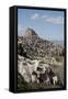 Turkey, Cappadocia, Ortahisar, View-Samuel Magal-Framed Stretched Canvas