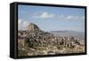 Turkey, Cappadocia, Ortahisar, View-Samuel Magal-Framed Stretched Canvas