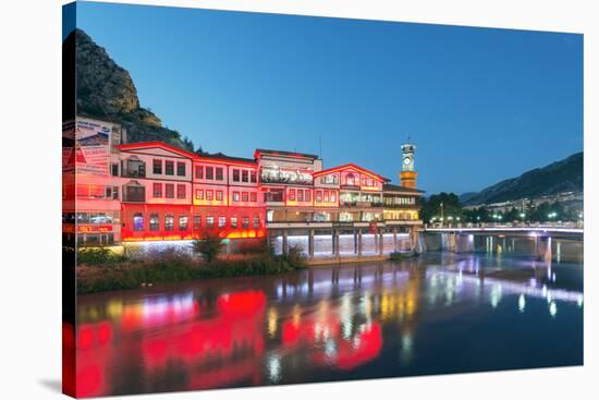 Turkey, Central Anatolia, Amasya, Hatuniye Mahallesi Historic Neighbourhood on the River Yesilirmak-Christian Kober-Stretched Canvas