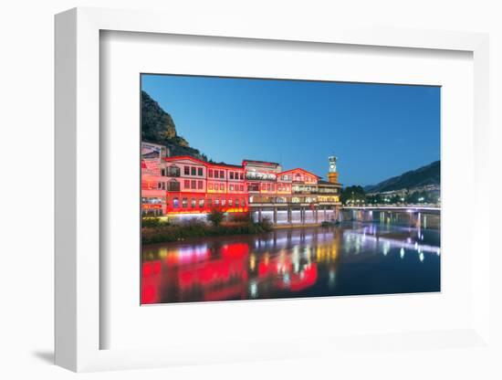 Turkey, Central Anatolia, Amasya, Hatuniye Mahallesi Historic Neighbourhood on the River Yesilirmak-Christian Kober-Framed Photographic Print