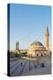 Turkey, Central Anatolia, Sivas, Twin Minarets of Cifte Minare Medressah and Kale Camii-Christian Kober-Stretched Canvas