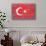 Turkey Country Flag - Barnwood Painting-Lantern Press-Art Print displayed on a wall