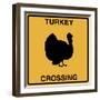 Turkey Crossing-Tina Lavoie-Framed Giclee Print