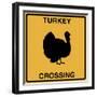 Turkey Crossing-Tina Lavoie-Framed Giclee Print