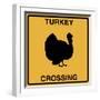 Turkey Crossing-Tina Lavoie-Framed Giclee Print