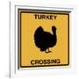 Turkey Crossing-Tina Lavoie-Framed Giclee Print