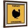 Turkey Crossing-Tina Lavoie-Framed Giclee Print