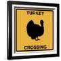 Turkey Crossing-Tina Lavoie-Framed Giclee Print