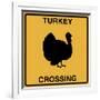 Turkey Crossing-Tina Lavoie-Framed Giclee Print