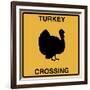 Turkey Crossing-Tina Lavoie-Framed Giclee Print