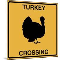 Turkey Crossing-Tina Lavoie-Mounted Giclee Print