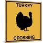 Turkey Crossing-Tina Lavoie-Mounted Giclee Print