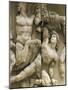 Turkey, Detail of the Frieze from Pergamon Altar Representing a Dying Giant with a Dying Lion-null-Mounted Giclee Print