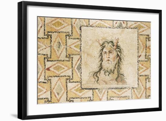 Turkey, Eastern Anatolia, Hatay, Mosaic Museum, Oceanus Thetis-Christian Kober-Framed Photographic Print