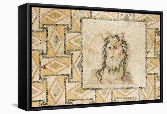 Turkey, Eastern Anatolia, Hatay, Mosaic Museum, Oceanus Thetis-Christian Kober-Framed Stretched Canvas