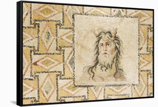 Turkey, Eastern Anatolia, Hatay, Mosaic Museum, Oceanus Thetis-Christian Kober-Framed Stretched Canvas