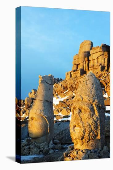 Turkey, Eastern Anatolia, Nemrut Dagi (Mount Nemrut), Unesco, Antiochos Sanctuary-Christian Kober-Stretched Canvas