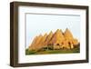 Turkey, Eastern Anatolia, Village of Harran, Beehive Mud Brick Houses-Christian Kober-Framed Photographic Print