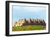 Turkey, Eastern Anatolia, Village of Harran, Beehive Mud Brick Houses-Christian Kober-Framed Photographic Print