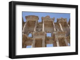 Turkey, Ephesus, library of ancient city (UNESCO World Heritage Site).-Merrill Images-Framed Photographic Print