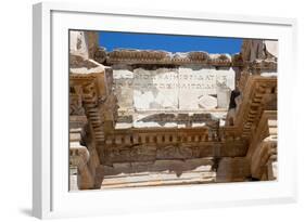Turkey, Ephesus, Library of Celsus, Relief-Samuel Magal-Framed Photographic Print