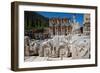 Turkey, Ephesus, Library of Celsus-Samuel Magal-Framed Photographic Print