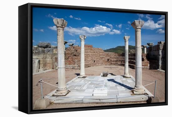 Turkey, Ephesus, St. John Church-Samuel Magal-Framed Stretched Canvas