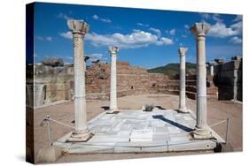 Turkey, Ephesus, St. John Church-Samuel Magal-Stretched Canvas