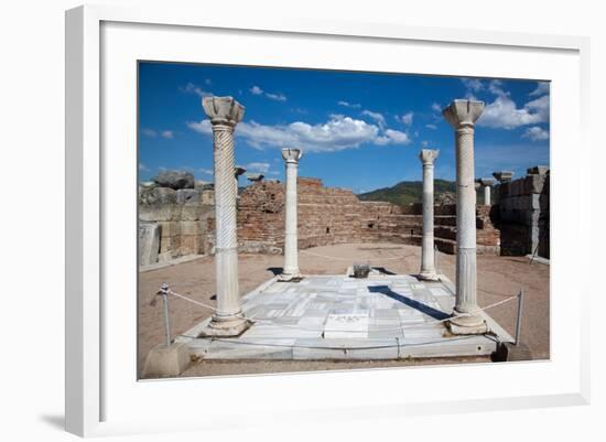 Turkey, Ephesus, St. John Church-Samuel Magal-Framed Photographic Print