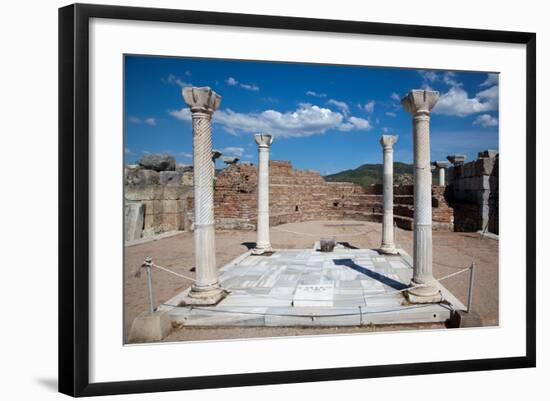 Turkey, Ephesus, St. John Church-Samuel Magal-Framed Photographic Print