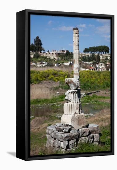 Turkey, Ephesus, Temple of Artemis, Artemision-Samuel Magal-Framed Stretched Canvas