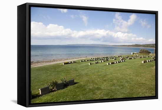 Turkey, Gallipoli, Ari Burun, CWGC Cemetery and Landing Shore-Samuel Magal-Framed Stretched Canvas